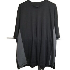 Jockey Shirt Mens Black Gray XL Color block Athletic